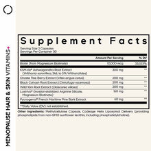 Menopause Hair & Skin Vitamins+ - 60 Caps, 60 Capsules, by Codeage, image #2