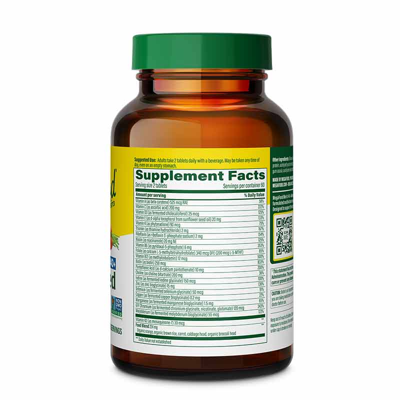 Men's 40+ Advanced Multivitamin, 120 Tablets, by Megafood, image #2