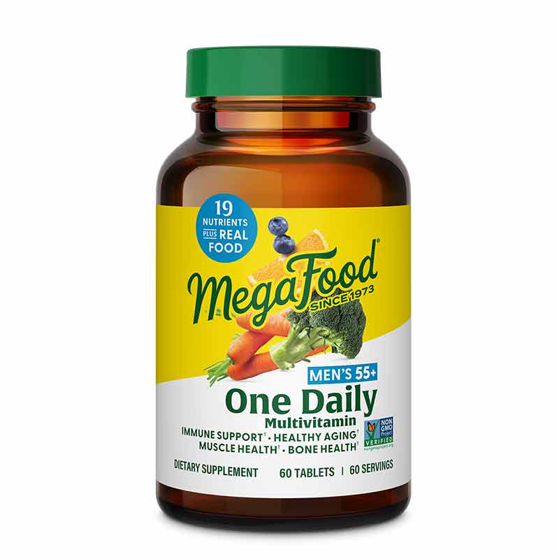 Men's 55+ One Daily Multivitamin, 60 Tablets, by Megafood