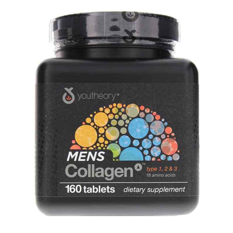 Mens Collagen Advanced Formula, 160 Tablets, by Youtheory