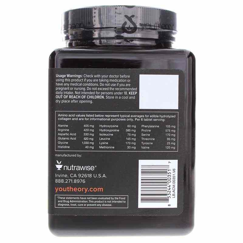 Mens Collagen Advanced Formula, 290 Tablets, by Youtheory, image #3