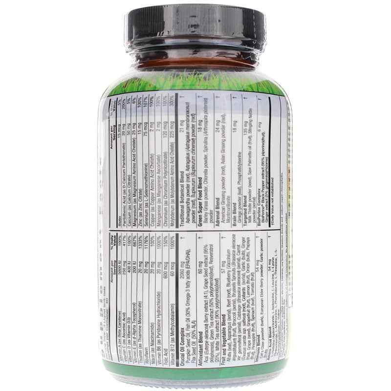 Men's Living Green Liquid-Gel Multi, 120 Liquid Softgels, by Irwin Naturals, image #2