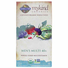 Men's Multi 40+ Whole Food Multivitamin, 120 Veg Tablets, by Garden of Life mykind Organics