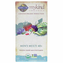 Men's Multi 40+ Whole Food Multivitamin, 60 Veg Tablets, by Garden of Life mykind Organics