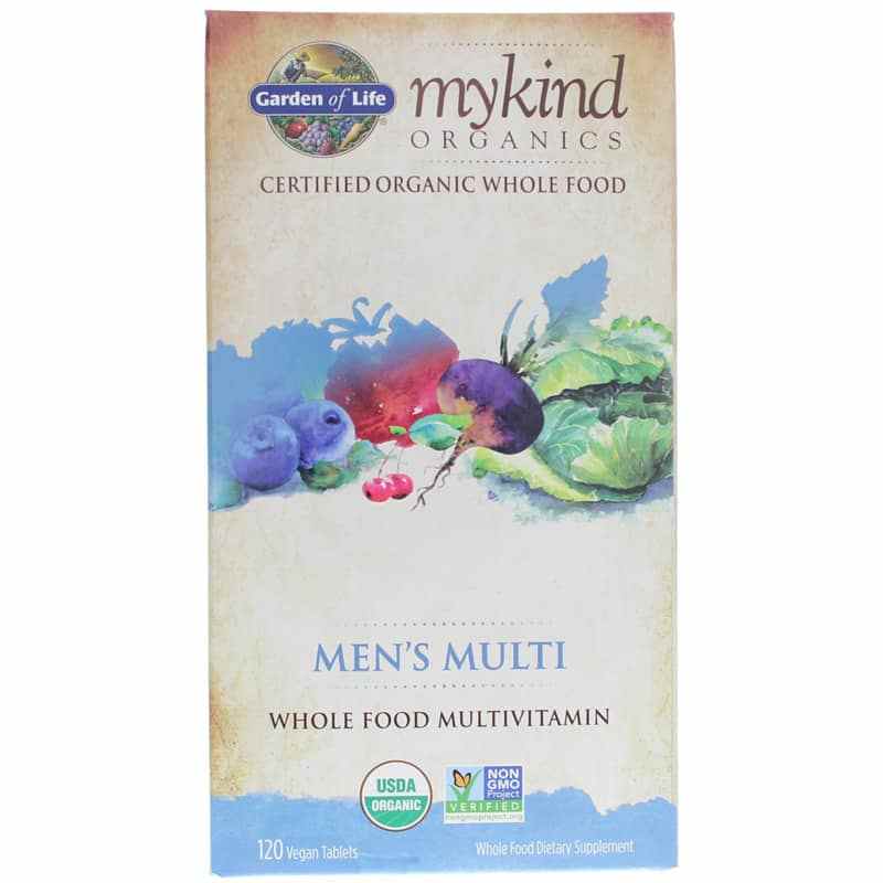 Men's Multi Whole Food Multivitamin, by Garden of Life mykind Organics