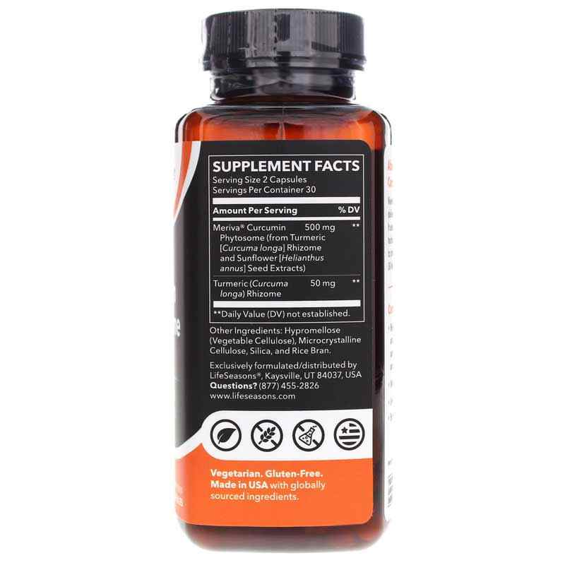 Meriva Curcumin Phytosome 500 Mg, by LifeSeasons, image #2