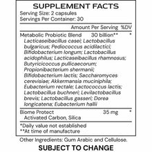 Metabolic μBiomic, 60 Capsules, by Alimentum Labs, image #2