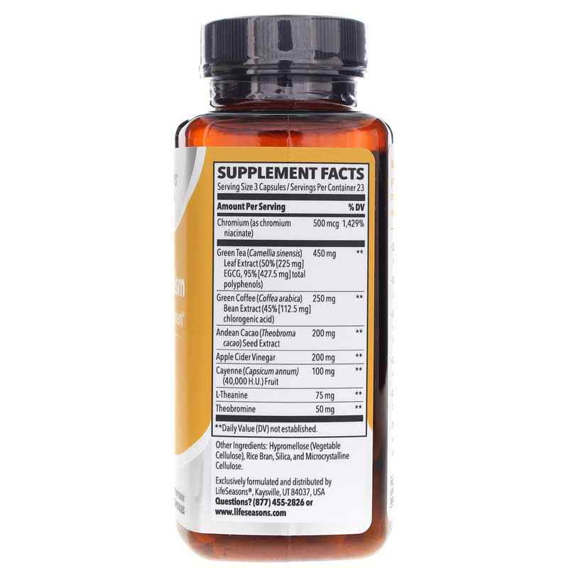 Metabolism, 70 Veg Capsules, by LifeSeasons, image #2