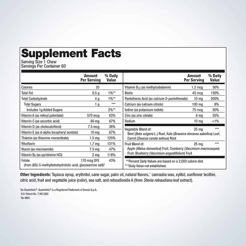MetaKids Multivitamin, 60 Chews, by Metagenics, image #2