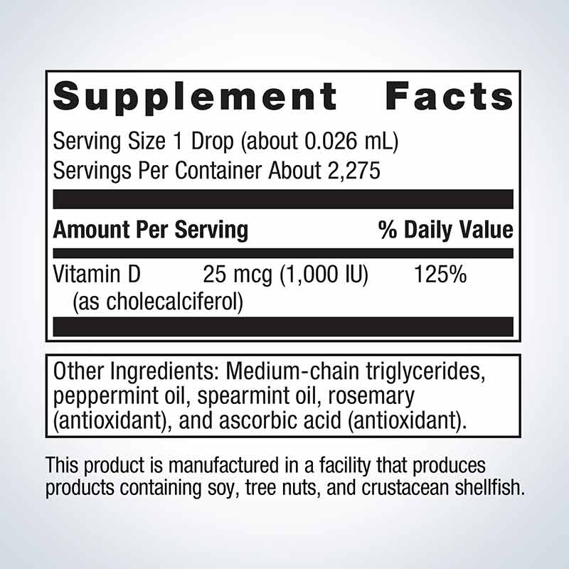 MetaKids Vitamin D3, 2275 Servings, by Metagenics, image #2