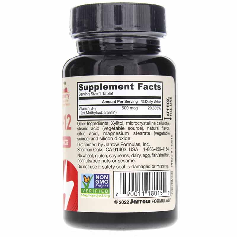 Methyl B-12 500 Mcg, by Jarrow Formulas, image #2