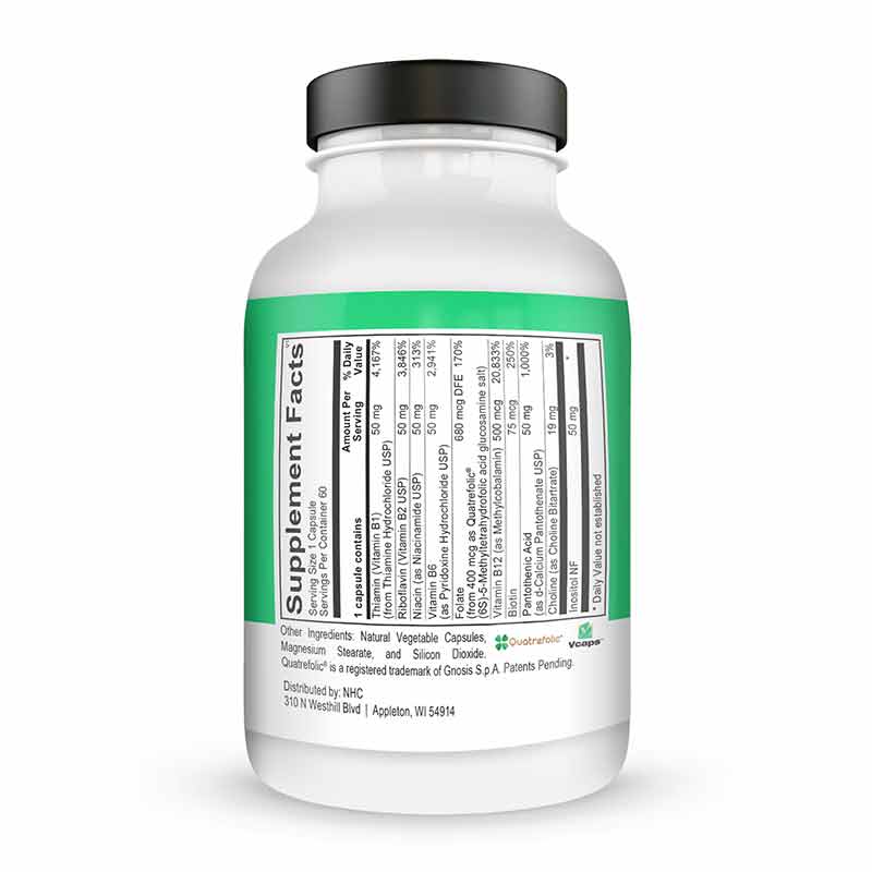 Methyl B Complex, 60 Capsules, by Natural Healthy Concepts, image #2