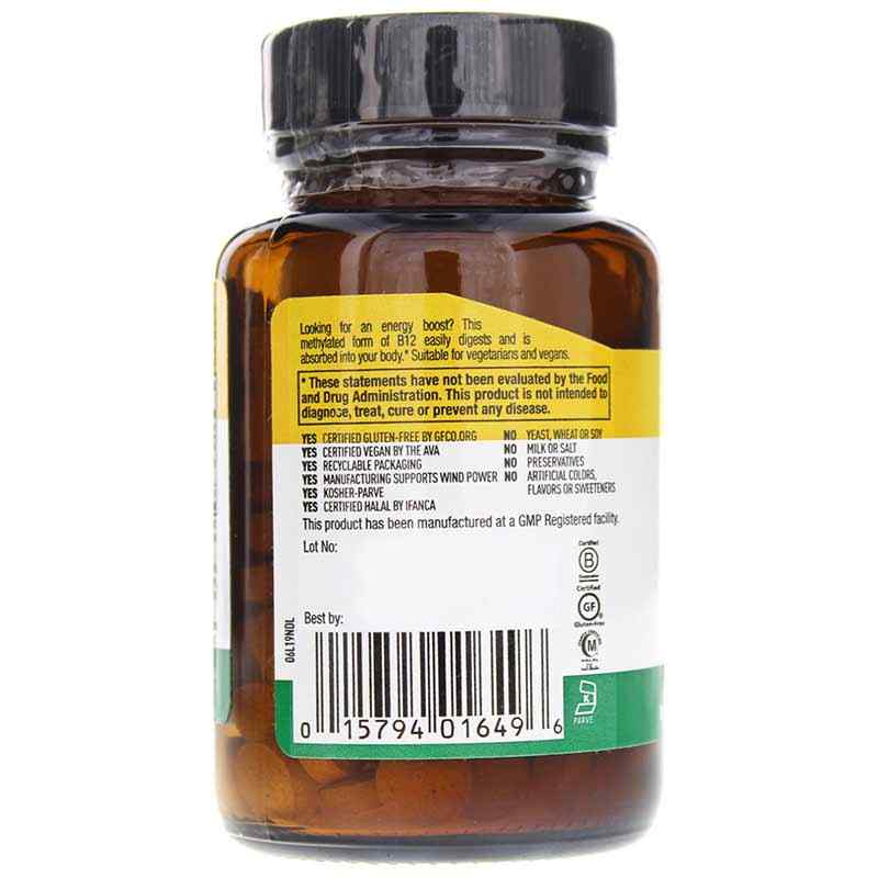 Methyl B12 3000 Mcg, 120 Lozenges, by Country Life, image #3