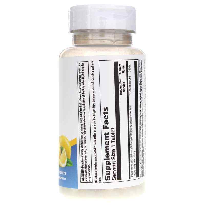 Methyl Folate 1000 Mcg ActivMelt, Lemon, by Kal, image #2