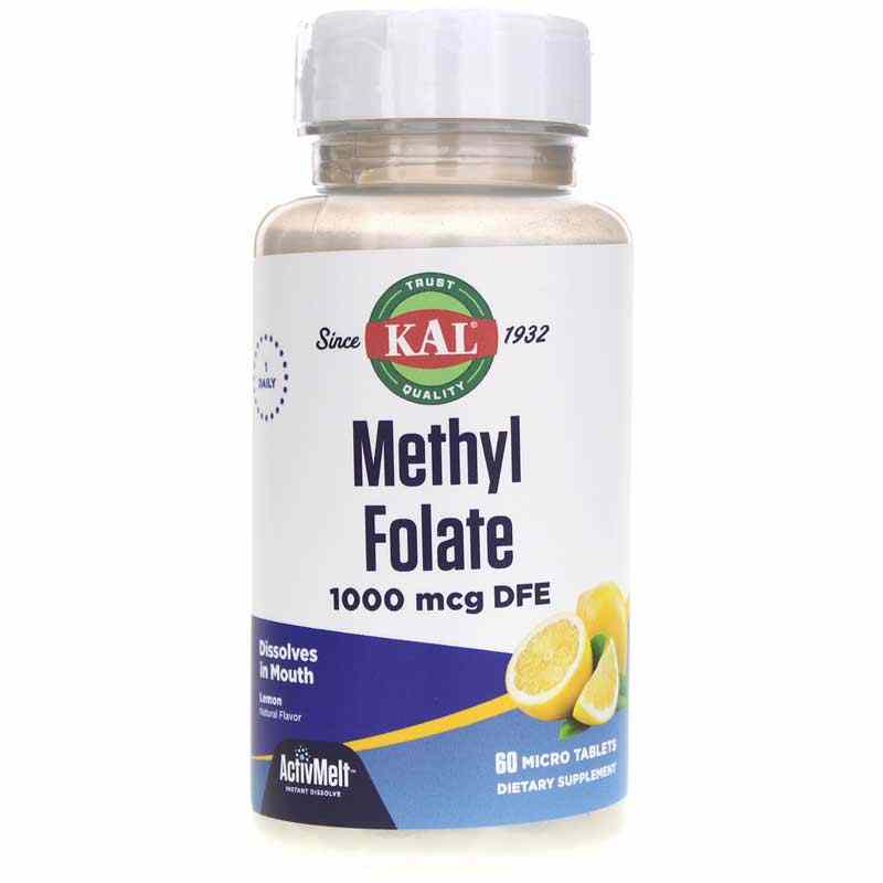 Methyl Folate 1000 Mcg ActivMelt, by Kal