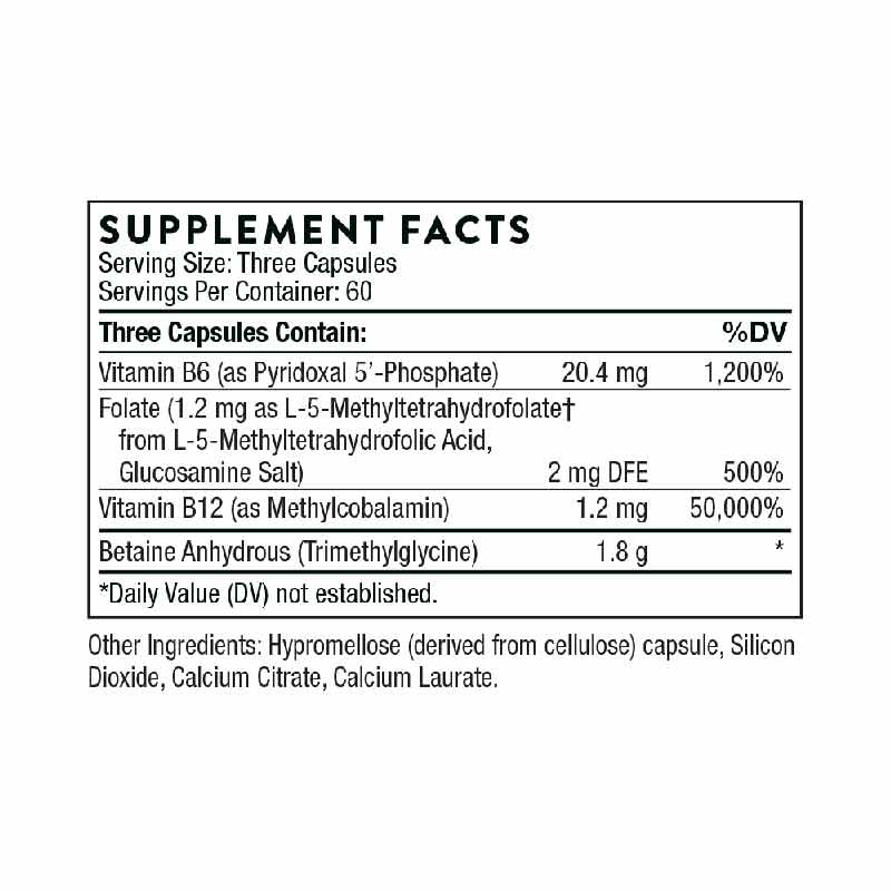 Methyl-Guard® Methylation Factors, by Thorne Research, image #3