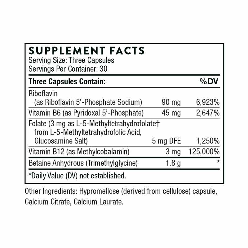 Methyl-Guard Plus® Methylation Factors, by Thorne Research, image #3