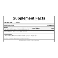 Methyl Support L-5-MTHF, 120 Capsules, by NutriDyn
