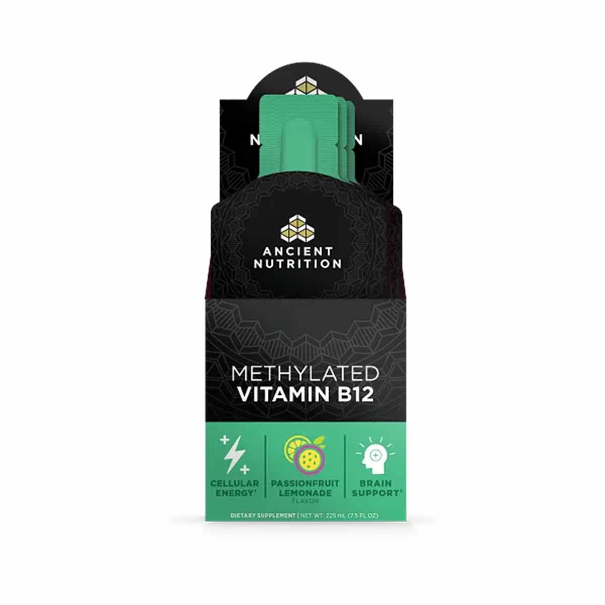 Methylated Vitamin B12 Gel Packs, by Ancient Nutrition