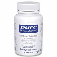 Methylcobalamin 1000 Mcg, 180 Capsules, by Pure Encapsulations
