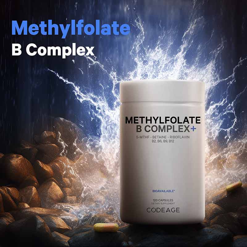 Methylfolate B Complex+, by Codeage, image #3