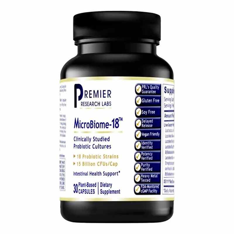 MicroBiome-18 Probiotic, by Premier Research Labs