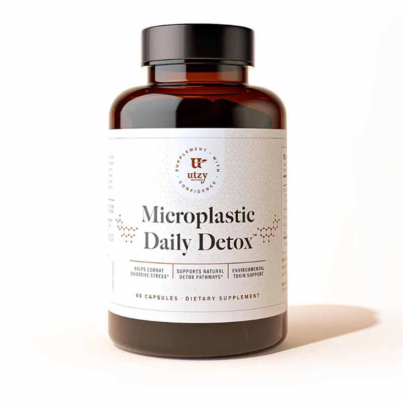 Microplastic Daily Detox, 60 Capsules, by Utzy Naturals