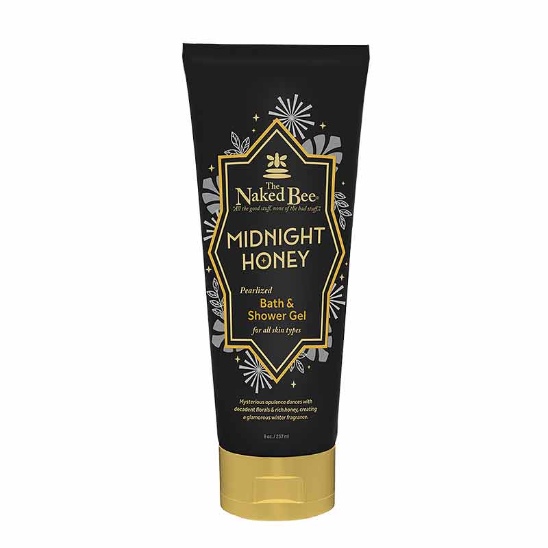 Midnight Honey Pearlized Bath & Shower Gel, by Naked Bee