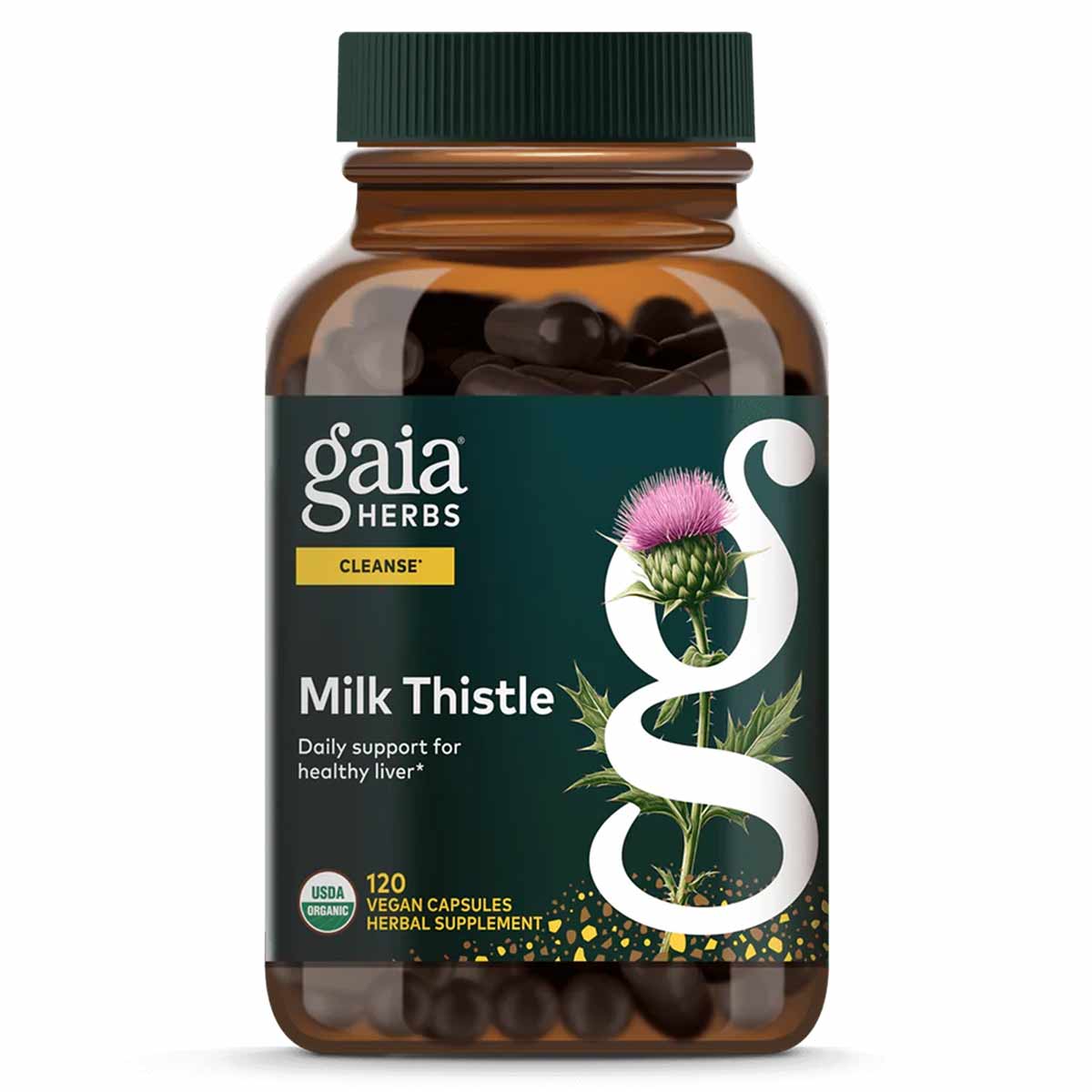 Milk Thistle, by Gaia Herbs