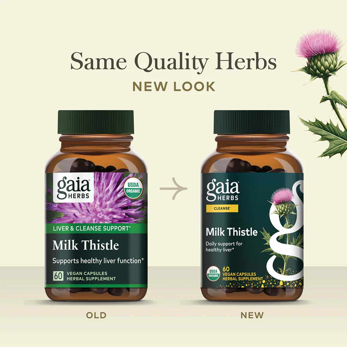Milk Thistle, by Gaia Herbs