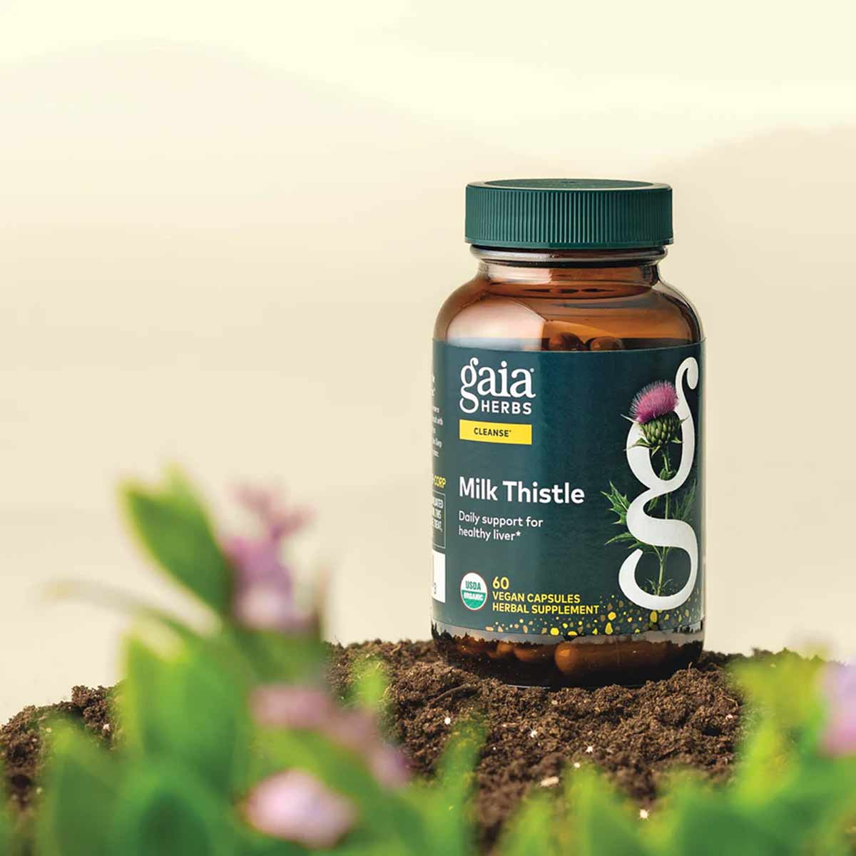 Milk Thistle, by Gaia Herbs