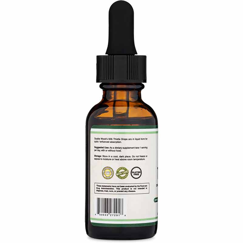 Milk Thistle Drops, 1 Oz Liquid, by Double Wood Supplements, image #3