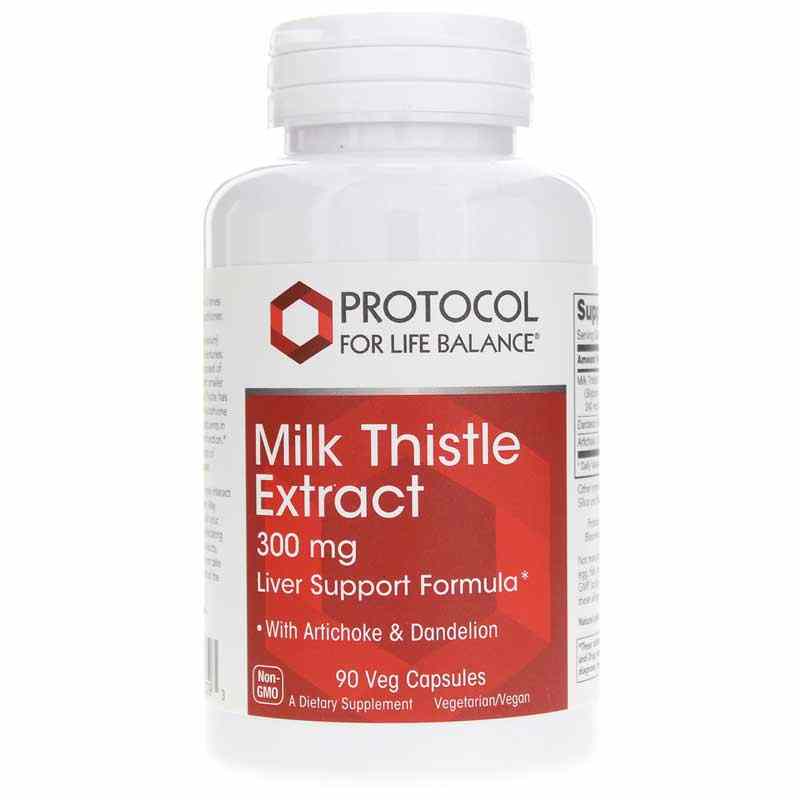 Milk Thistle Extract 300 Mg, by Protocol For Life Balance