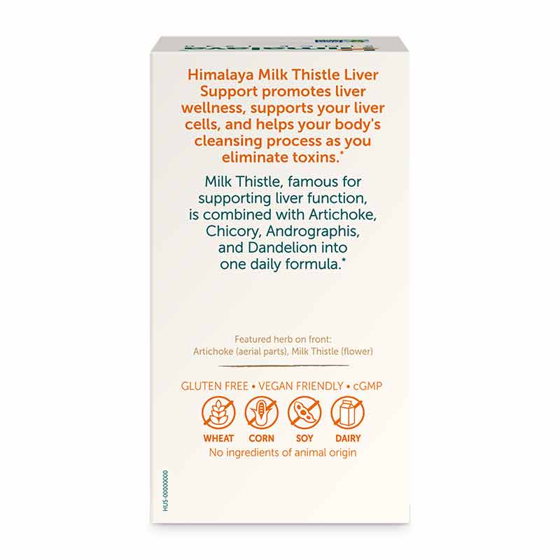 Milk Thistle Liver Support, 60 Vegan Capsules, by Himalaya, image #6