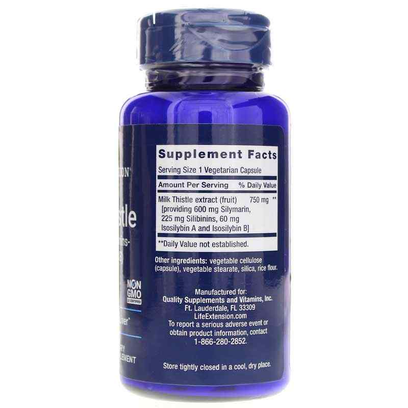 Milk Thistle (Silymarin-Silibinins-Isosilybin A & B), by Life Extension, image #2