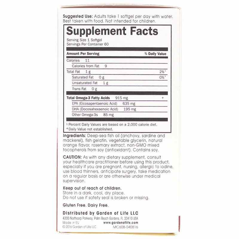 Minami Cardio Omega-3 Fish Oil, by Garden of Life, image #2