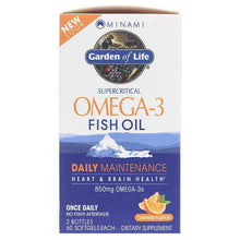 Minami Omega-3 Fish Oil Daily Maintenance, 120 Softgels, by Garden of Life