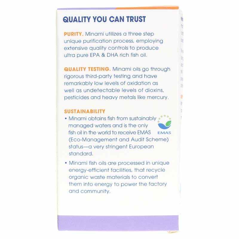 Minami Prenatal Omega-3 Fish Oil, 60 Softgels, by Garden of Life, image #3