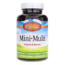 Mini Multi Vitamins & Minerals w/ No Added Iron, 250 Tablets, by Carlson Labs