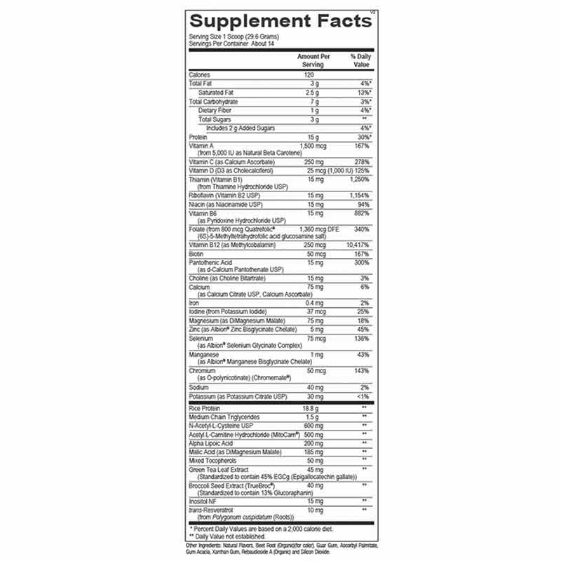 MitoCORE Protein Blend, Strawberry, by Ortho Molecular, image #2