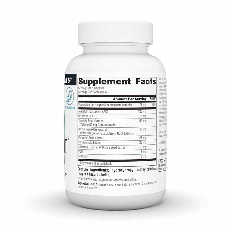 MitoNight with Melatonin, 60 Capsules, by Source Naturals, image #2