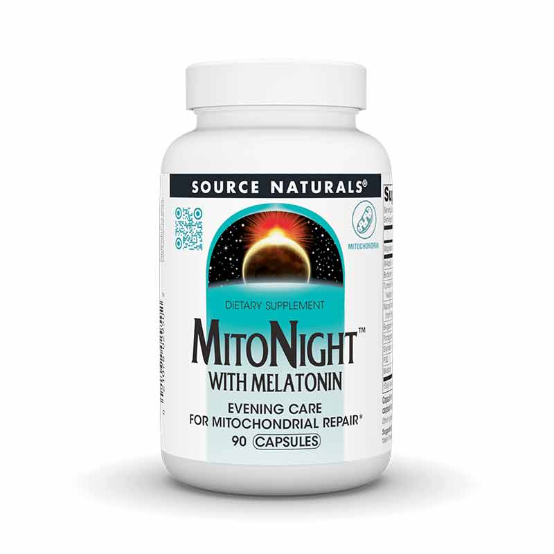 MitoNight with Melatonin, 90 Capsules, by Source Naturals