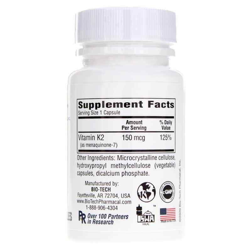MK-7 Vitamin K2, by Bio-Tech Pharmacal, image #2