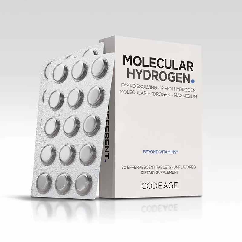 Molecular Hydrogen, Unflavored, 30 Tablets, by Codeage, image #4