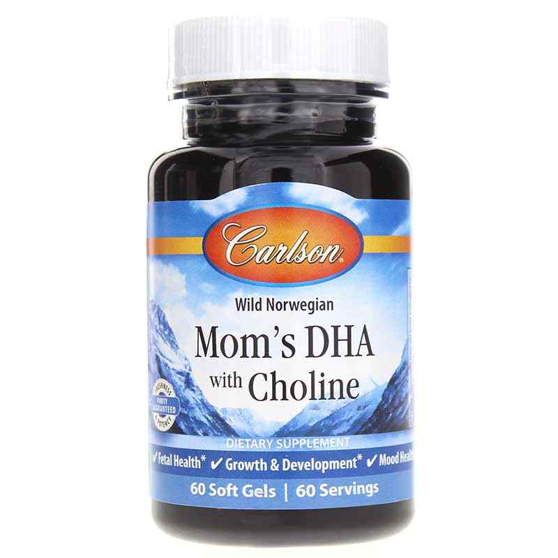 Mom's DHA with Choline, by Carlson Labs