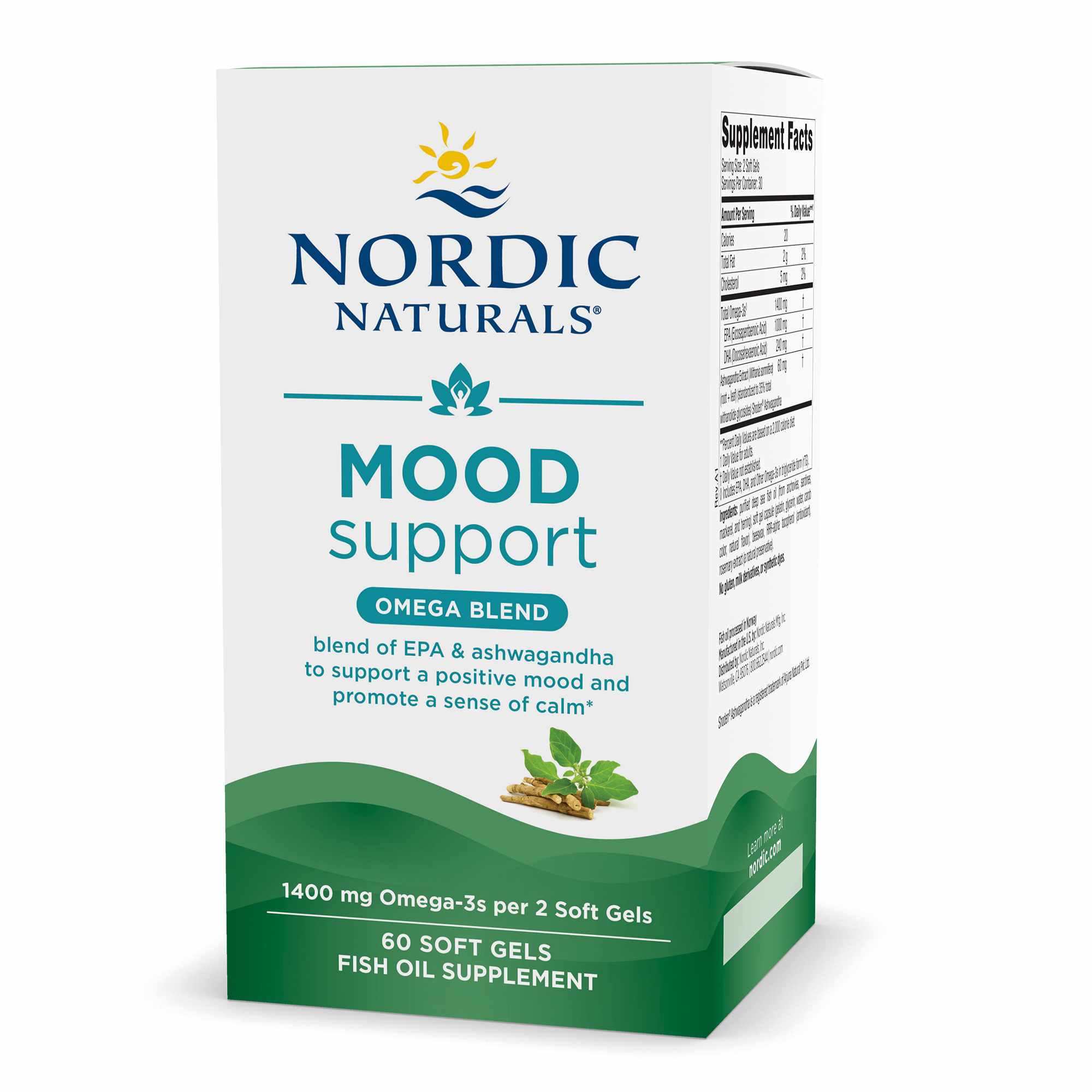 Mood Support, 60 Soft Gels, by Nordic Naturals, image #3