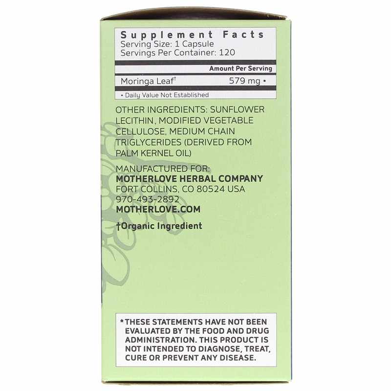 Moringa, 120 Liquid Capsules, by Motherlove, image #2