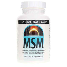 MSM 1000 Mg, 120 Tablets, by Source Naturals