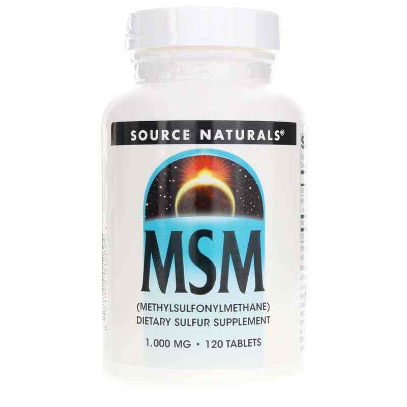 MSM 1000 Mg, by Source Naturals