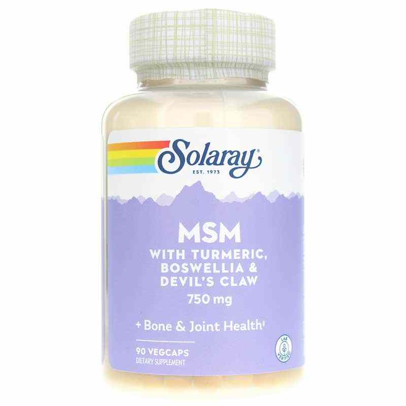 MSM 750 Mg (methylsulfonylmethane), Solaray – Natural Healthy Concepts